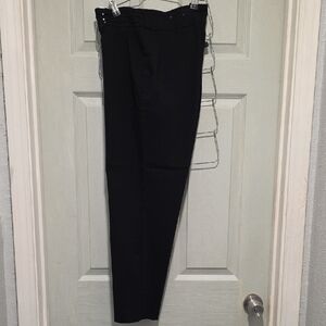JM Collection Black Dress Pants Slight Taper Bottom Studs On Waist